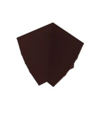 Угол внутренний пласт 23мм темно-коричневый KORNER