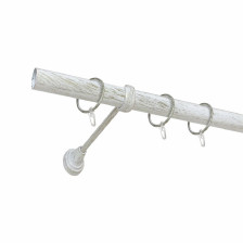 Карниз металлический гладкий 19 мм СМ-3393-1Р белый золото 1,6м