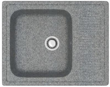 Мойка 635х490 искусственный камень темно-серый 15/Q8