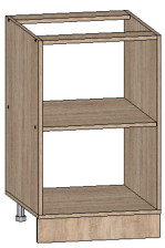 Каркас напольного шкафа ДУБЛИН 50х82х51 см, ЛДСП дуб сонома