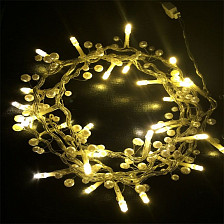 Гирлянда "Жемчуг" XML-003-E16 30LED 220В/24В прозрачный шнур