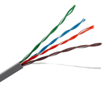Провод компьютерный UTP-cat 5e 4пар (внутр) 4х2х0,48 (24AWG) Suprlan standard (01-0328) T0895615