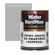 Грунт-эмаль "Корроед" по ржавчине оконно-серый RAL 7040 (1,9кг) Квил