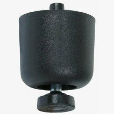 Опора мебельная стационарная регулируемая d 50 h 44 черная