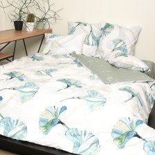КПБ сатин 1,5 сп 70х70 Аквилегия Бел-Поль