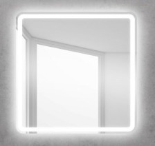 Зеркало с подсветкой SPC-MAR-800-800-LED-TCH, 12W, 220-240V  сенсорный выключатель (80х80х3)