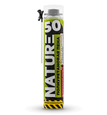 Пена монтажная 50л NATURE 750 мл 7015-50 проф