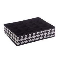 Короб-органайзер "Пепита" Размер: 750Х600Х150, Цвет: Черно-белый