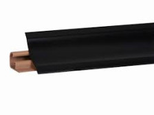 Плинтус для столешниц 23мм черный Россия KORNER 3м