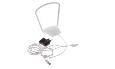 Антенна "РЭМО" BAS-5107-DX MINI DIGITAL, комнатная, активная, 33 дБи, 12В, DVB-T2, цифровая