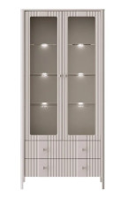 Шкаф с подсветкой "ДАЛИЯ" REG2W2S Персидский жемчуг 202х94,5х41см 