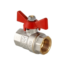 Кран шаровой для воды 3/4" г/г бабочка VT.217.N.05