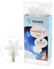 Гирлянда декор "Кристаллы"  2АА шоубокс IP20 Космос KOCNL-EL134