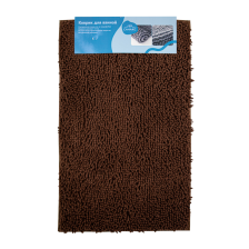 Коврик для ванной комнаты CАНАКС Moss 50х80см коричневый, хлопок 00411
