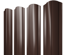 Штакетник радиусный 1,5м коричневый