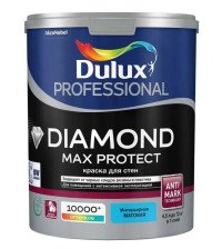 Краска интерьерная Diamond Max Protect матовая BW (4,5л) Dulux