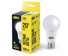Лампа светодиодная Е27 20W/6500 А70 (стандарт) IEK