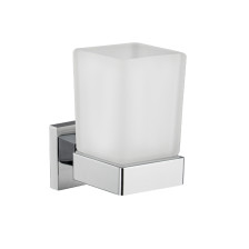 Подстаканник одинарный GFmark квадрат, хром 84005