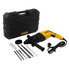 Перфоратор DENZEL RHH-800-26 SDS-Plus (система быстрой фиксации) 800 Вт 3 Дж