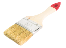 Кисть плоская Стандарт 2,5" 63мм белая TOOLBERG 0101025/0111114