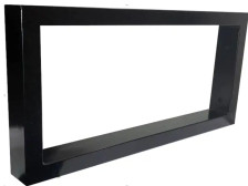 Кронштейн для раковины и столешницы 480х230 прямоугольный черный