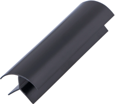 Соединение 90 градусов h 150 черный