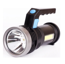 Фонарь UF 14665 LED53765 2LED 3Вт 4 режима USB аккумулятор 4В черный (бокс) аккумулятор