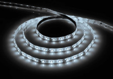 Лента светодиодная 12V 60LED 14,4W/m 5050 IP20 холодная белая (интерьерная) FERON