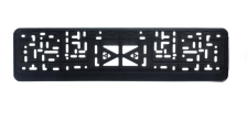 Рамка номерного знака черная ZIPOWER PM3990