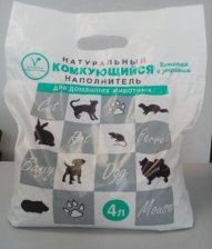 Наполнитель Котятам и Зверятам комкующийся 4,5кг