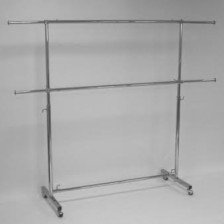 Вешало для одежды 2-уровень (1,2-2,0м х 0,85-1,85м) D1-025-C