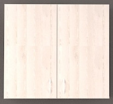 Шкаф навесной кухонный 800х300х720 мм 2 двери Дуб крафт белый / Белый