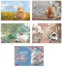 Альбом для рисования 24 л Hatber Пухляши 3110