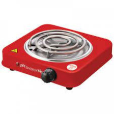 Плитка электрическая  ENERGY EN-902R, 1 конфорка, спираль, 1кВт, красная