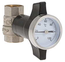 Кран шаровый для воды с термометром 3/4" VALTEC VT.808