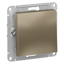 Выключатель 1-м скрытой установки Atlas Design ATN000511 шампань