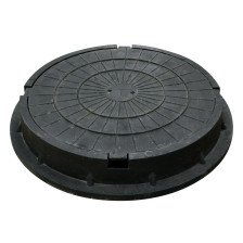 Люк ПП Тип С d=740мм(H110) черный 7т (Новая Эра)