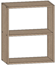 Каркас верхнего шкафа ДУБЛИН 60х72х28 см, ЛДСП дуб сонома (горизонтального открывания)