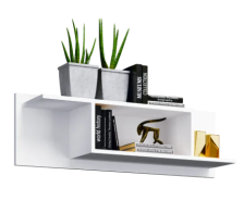 Полка навесная Нэнси New Белый 1000х300х216мм