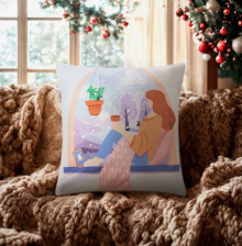 Наволочка декоративная полиэстер Зимние мечты 40х40 Этель 