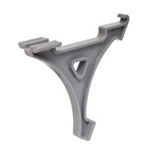 Кронштейн для обувной полки серый