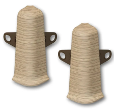 Угол наружный Идеал Деконика дуб светлый 70 мм