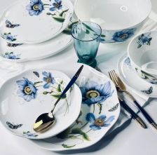 Сервиз обеденный 23 пр LENARDI FLOWERS фарфор 305-011