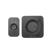 Звонок беспроводной c цифровым кодированием 52 мелодии 150м IP56 (черный) (73-0017)