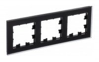 Рамка 3-м Atlas Design Nature ATN331003 черный матовый стекло