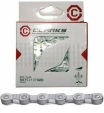 Цепь CL8RB 3-132 1/2"x3/32" антиржав хромир покрыт с замком в коробке 8скор CLARKS