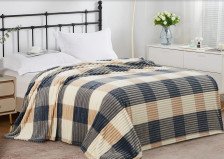 Плед велсофт в чемодане Orrizonte Print 006-OTP 180х200 Cleo