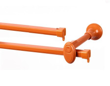 Карниз металлический КАПРИ СК-2Р Вишня Дельфа 2,4м