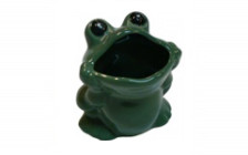 Стакан для зубных щеток Лягушка 1сорт керамика 