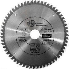 Диск пильный 216х30мм 60Т Multi Material TRIO DIAMOND MM907